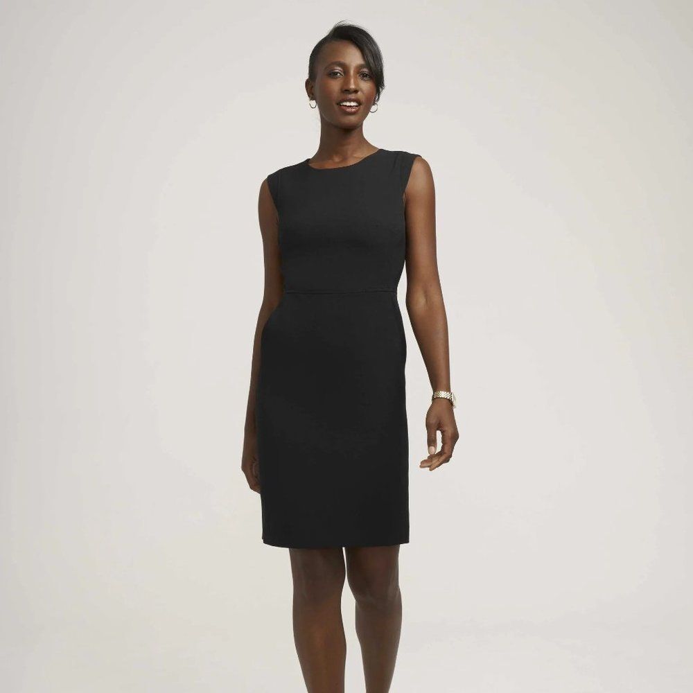 Anne Klein Twill Sheath Dress